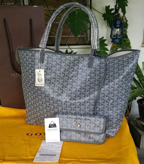 goyard large bag|grey goyard tote bag.